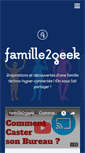 Mobile Screenshot of famille2geek.com